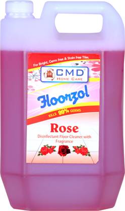 CMD HOME CARE Kills All Germs & Viruses Surfaces,Bathroom Floor liquid 5 LTR ROSE (5 L) ROSE