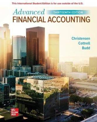Advanced Financial Accounting ISE