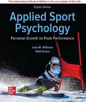 ISE Applied Sport Psychology: Personal Growth to Peak Performance