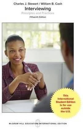 Interviewing: Principles and Practices