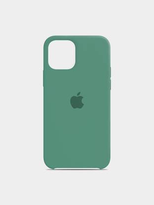 Treemoda Back Cover for Treemoda Lime Green Solid Silicone Apple iPhone 11 Back Case 6.1"