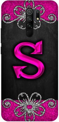 3D U PRINT Back Cover for Redmi 9 Prime,M2004J19I,M2004J19I, S letter,S name S word