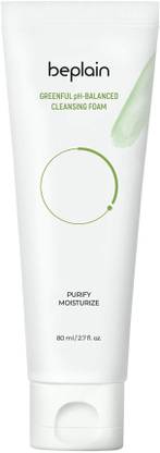 Beplain Greenful pH-Balanced Cleanser with Mung Bean Extract | Korean Skincare Face Wash