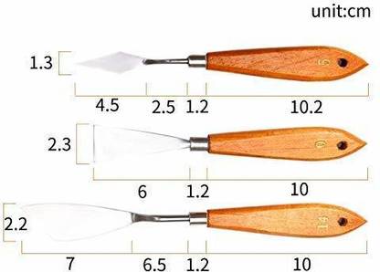 53 Arts steel 3 Paint Wells Palettes