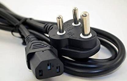 Mak World Power Cord 1.5 m SIDDHI Power Cable Cord for Monitor/CPU/PC/Computer/Printer/Desktop/SMPS