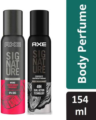 AXE Signature Intense + Corporate Body Deodorant (2X122ml) Deodorant Spray  -  For Men