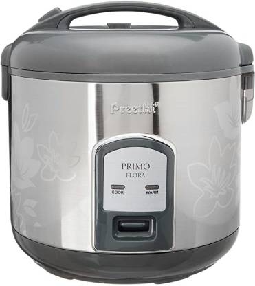 Preethi Primo RC 311 P18 Flora 1.8-Litre Electric Rice Cooker with Steaming Feature