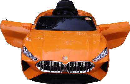 Kawaii Kids Made in India orange Z8 rechargeable battery operated ride on car for kids Car Battery Operated Ride On