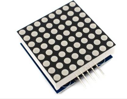 circuitcomponents MAX7219 8x8 Dot Led Matrix Module with Driver Control IC Display Lights Electronic Hobby Kit