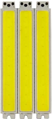 NEXT GEEK (PACK OF 3) 3 Volt DC COB LED Strip Rectangle Light Cool White Light Electronic Hobby Kit
