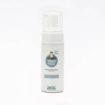 True Frog Volumizing mousse | CG Friendly hair mousse for Curly, Wavy hair VMCTF150P1 Medium to strong Hair Volumizer Mousse