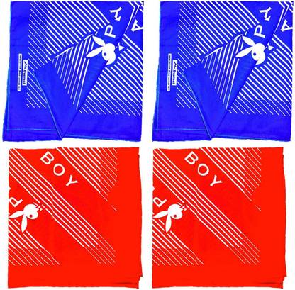 LOHAGARH TREND STYLISH HANKERCHIEF 40 ["Blue","Red"] Handkerchief
