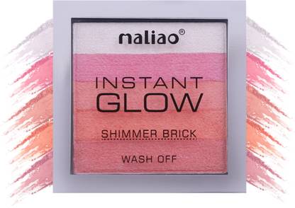 maliao Instant Glow Shimmer Brick Highlighter (Multicolour) Highlighter
