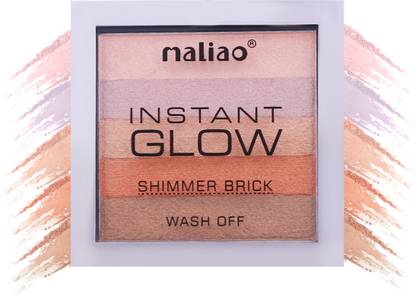 maliao Instant Glow Shimmer Brick Highlighter (Multicolour) Highlighter