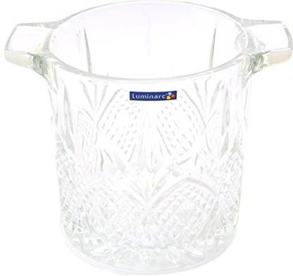 LUMINARC 1.4 L Glass Rhodes Ice Bucket 1 piece Ice Bucket
