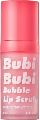 UNPA Bubi Bubi Bubble Lip Scrub- Quick Exfoliation with Soft Bubbles for Chapped Lips Non Flavoured