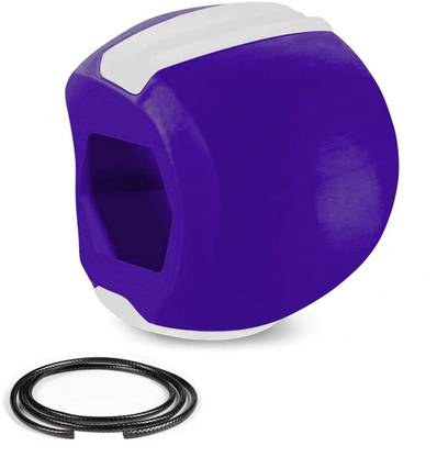 JIG'sMART Jawline Exerciser Ball Jawline Shaper 40-50-LBS Define Your Jawline Reduce Double Chin, Slim & tone your face Jawline Exerciser Tool Men Jaw Exercise Chew for Women and Men Massager