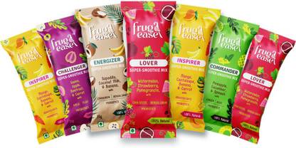 Frugease Super Smoothies mix Combo Pack of 7