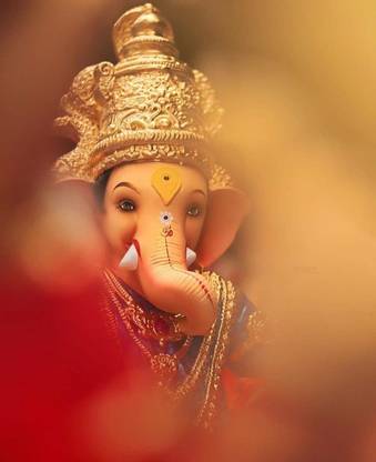 Shri Ganesh Ji Multicolour Photo Paper Print Poster Photographic Paper