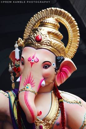 Shri Ganesh Ji Multicolour Photo Paper Print Poster Photographic Paper