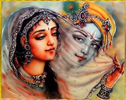 Shri Krishna Ji Multicolour Photo Paper Print Poster Photographic Paper