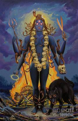 Bhairav Baba Multicolour Photo Print Poster Photographic Paper