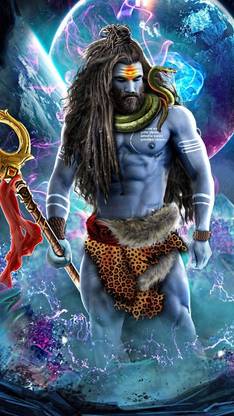 Shiv Ji (Mahadev) Multicolour Photo Print Poster Photographic Paper