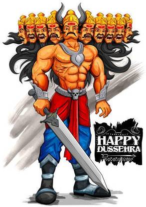 Ravan poster Multicolor Photo Paper Print Poster Photographic Paper 18 inch X 12 inch, Rolled Photographic Paper