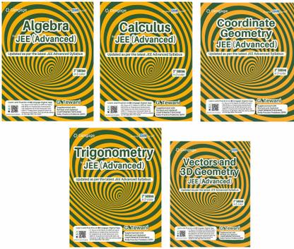 Cengage Combo For Jee Advanced : Algebra + Calculus + Coordinate Geometry + Trigonometry + Vectors And 3D Geometry- 3/e, 2022