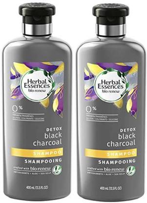 Herbal Essences IMPORTED DETOX BLACK CHARCOAL SHAMPOO 400 ML PACK OF 2
