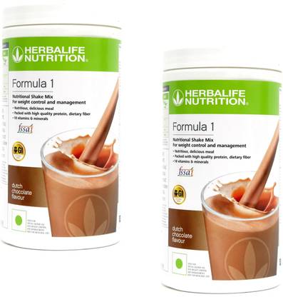 HERBALIFE Formula 1 Protein Shake Chocolate + Chocolate Plant-Based Protein