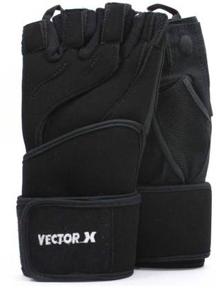 VECTOR X GL-VX-2000-BLK Sports Practice Gym & Fitness Gloves