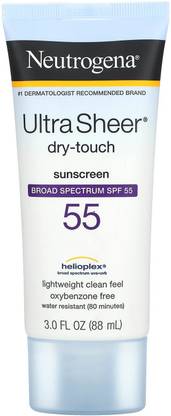 NEUTROGENA Sunscreen - SPF 50 ULTRA SHEER DRY TOUCH SPF 55 SUNSCREEN