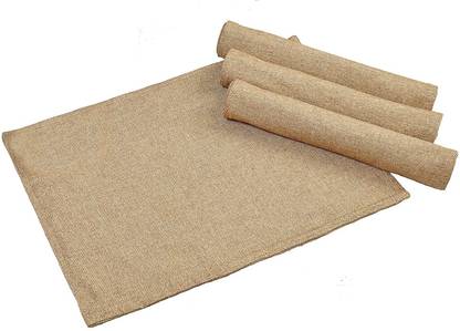 YELLOW WEAVES Rectangular Pack of 4 Table Placemat