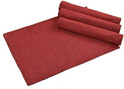 YELLOW WEAVES Rectangular Pack of 4 Table Placemat