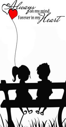 komstec Quotes Tattoo Always on my mind Heart Temporary Boyd Tattoo