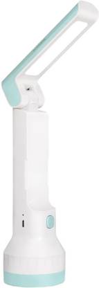 EcoLink 3W Lilliput LED & Table Lamp Torch  (White, Green, 20.2 cm, Rechargeable)