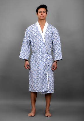 Ravaiyaa - Attitude Is Everything Blue Box Free Size Bath Robe