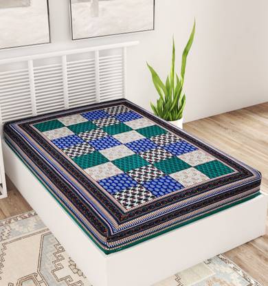 Unique Choice 120 TC Cotton Single Printed Flat Bedsheet
