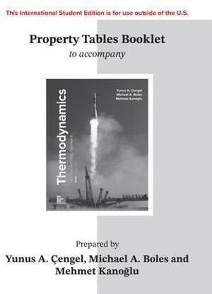 ISE Property Tables Booklet for Thermodynamics: An Engineering Approach