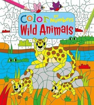 Color by Numbers: Wild Animals