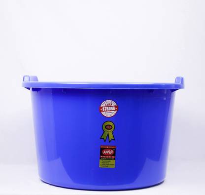 ANKUR Basin and Bathroom Deep Tub For Multipurpose Use (55Litre,Blue) 55 L Plastic Bucket