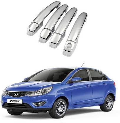 A2D Car Chrome Door Handle Cover Set of 4 for Tata Zest Tata Car Door Handle