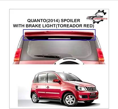 cardashion MAHINDRA QUANTO CAR 2014 SPOILER with light Car Spoiler