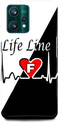 JUGGA Back Cover for Realme 9 Pro 5G, RMX3471, F NAME, LETTER, ALPHABET, LIFELINE