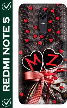 FULLYIDEA Back Cover for Mi Redmi Note 5, Mi Redmi Note 5, Redmi MEG7, Redmi MEI7, Letter M, Alphabet M