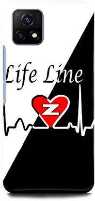 JUGGA Back Cover for Vivo Y72 5G, V2060, Z, NAME, LETTER, ALPHABET, LIFELINE