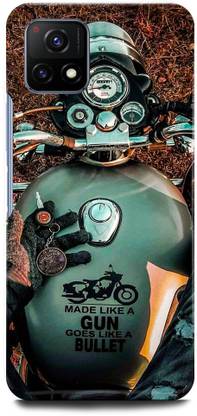JUGGA Back Cover for Vivo Y72 5G, V2060, ROYAL, ENFIELD, BIKE, CLASSIC, BULLET