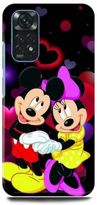 FRONK Back Cover for Redmi Note 11, MICKEY, MOUSE, MINNIE, MOUSE, DOLL