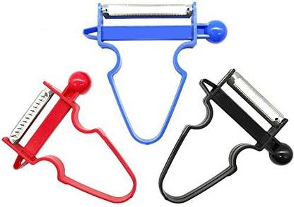 BALKRISHNA ENTERPRISE Magic Trio Peeler Multi Functional Vegetable Peeler for Kitchen , Set of 3 Y Shaped Peeler